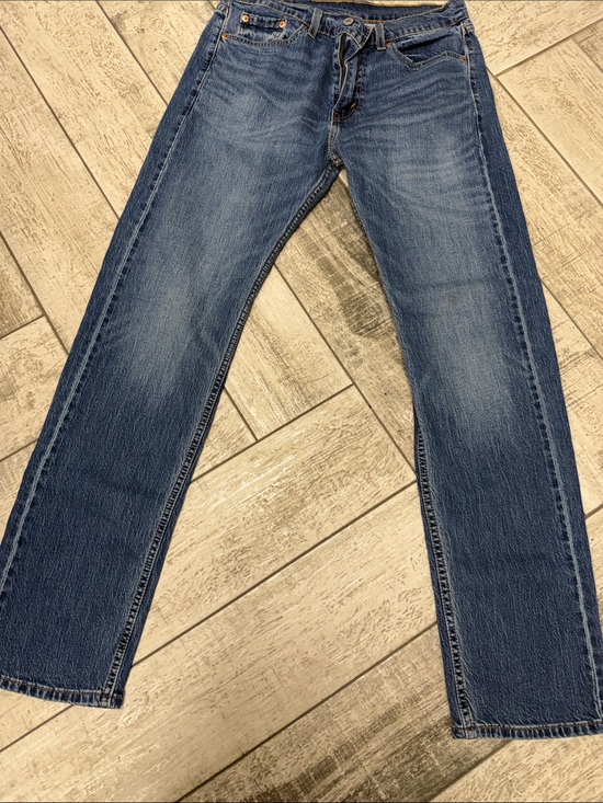 Levi's Other - Levi's Straight-Leg Men's Jeans in Distressed Blue Denim